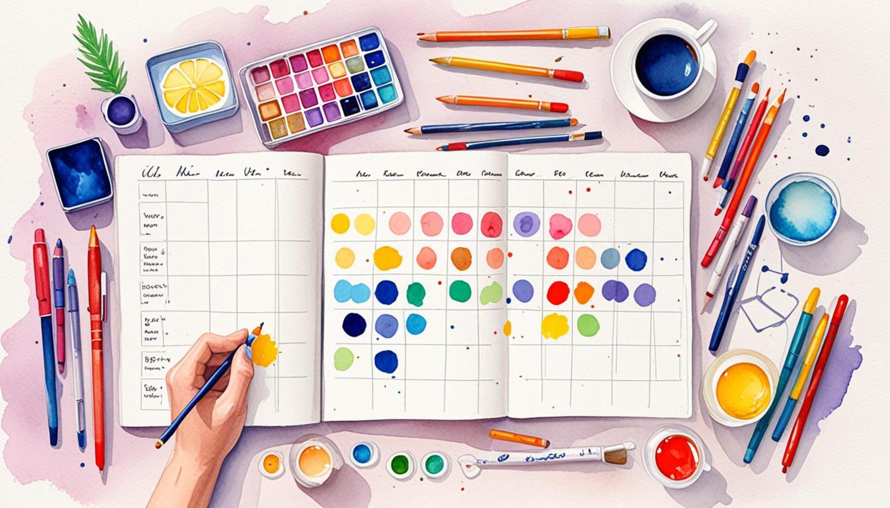 The Importance of Visual Planning: Using Minimalist Elements to Create Efficient Personal Organization Systems