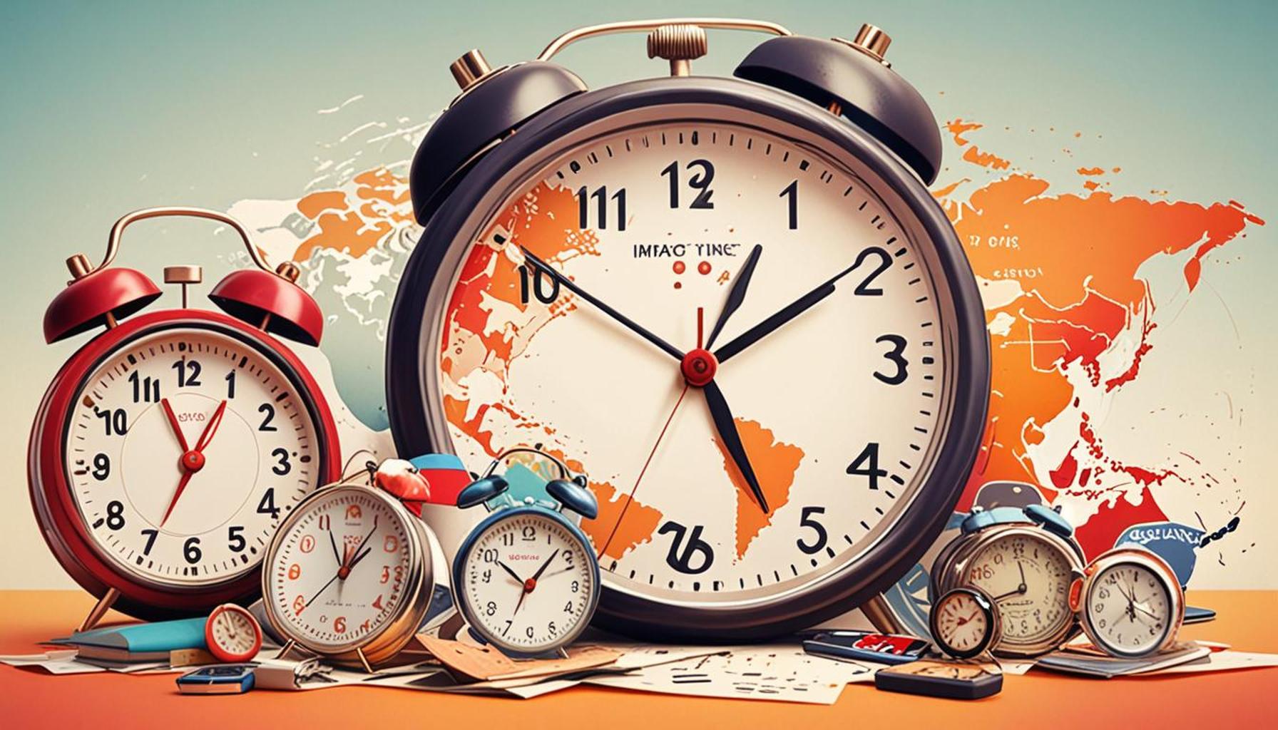 The impact of time zones on time management: Tips for adjusting itineraries in international travel