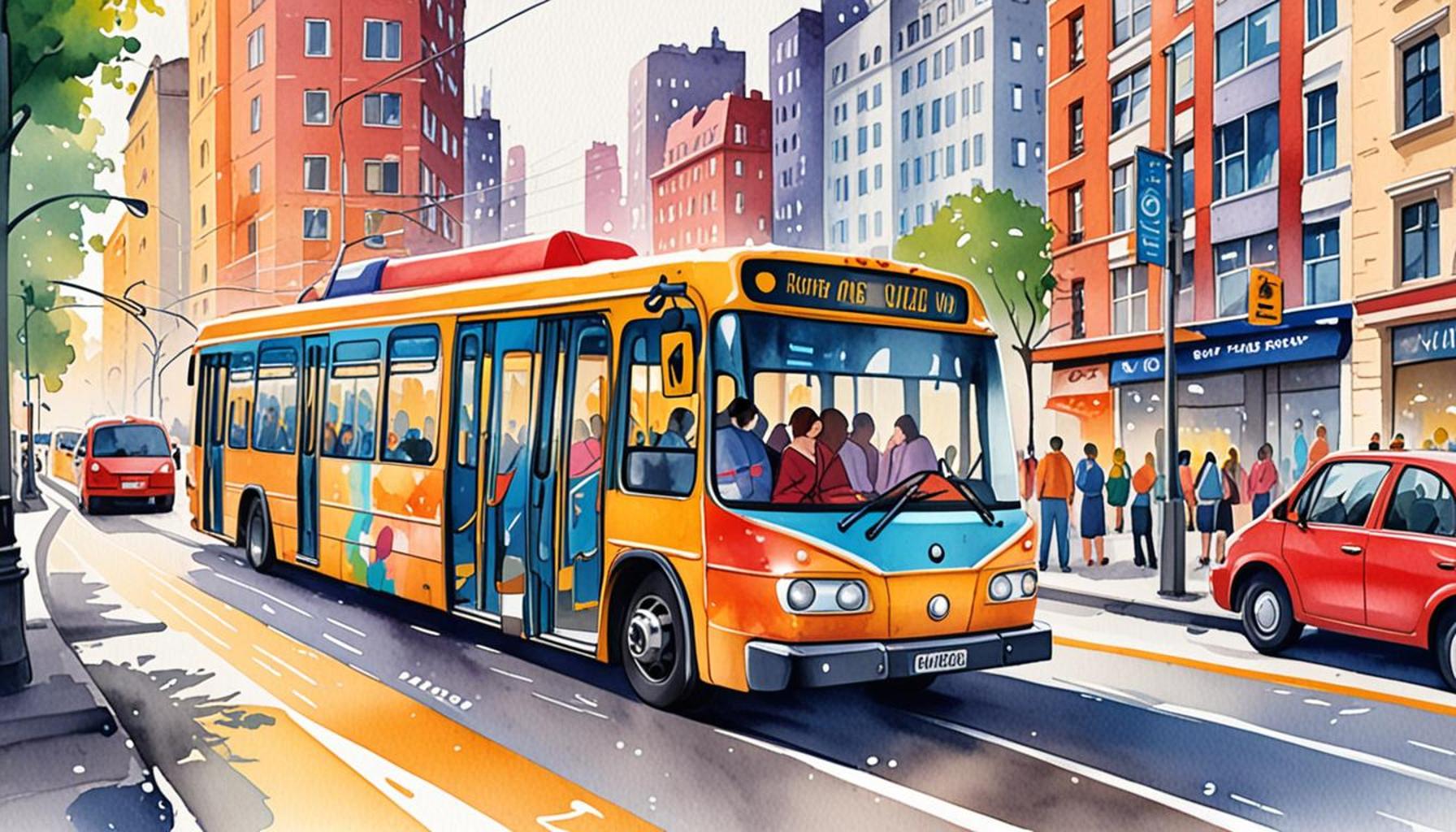 How to optimize public transport in large cities during a trip